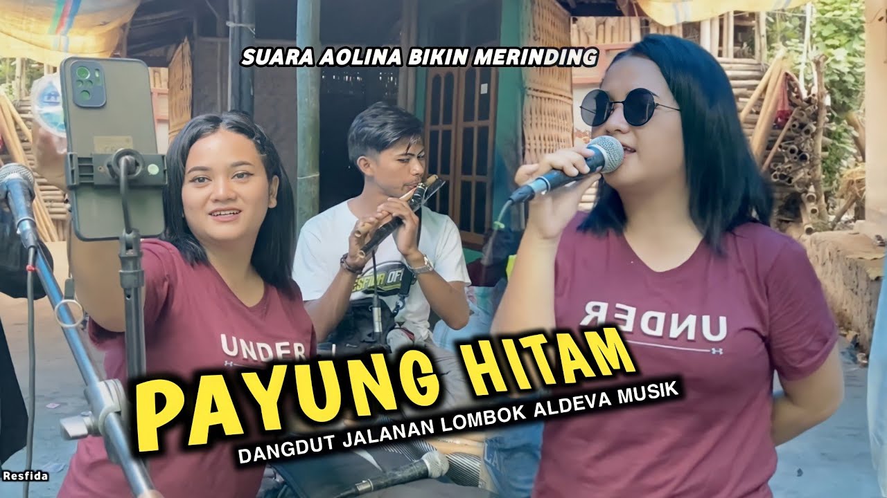 BIKIN MERINDING SUARA AOLINA DI LAGU PAYUNG HITAM.ALDEVA MUSIK