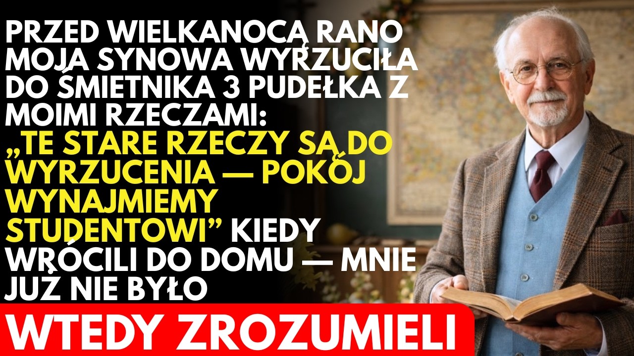 Przed Wielkanocą SYNOWA chciała wynająć mój pokój i wyrzuciła moje rzeczy. Nie wiedziała, czym to...