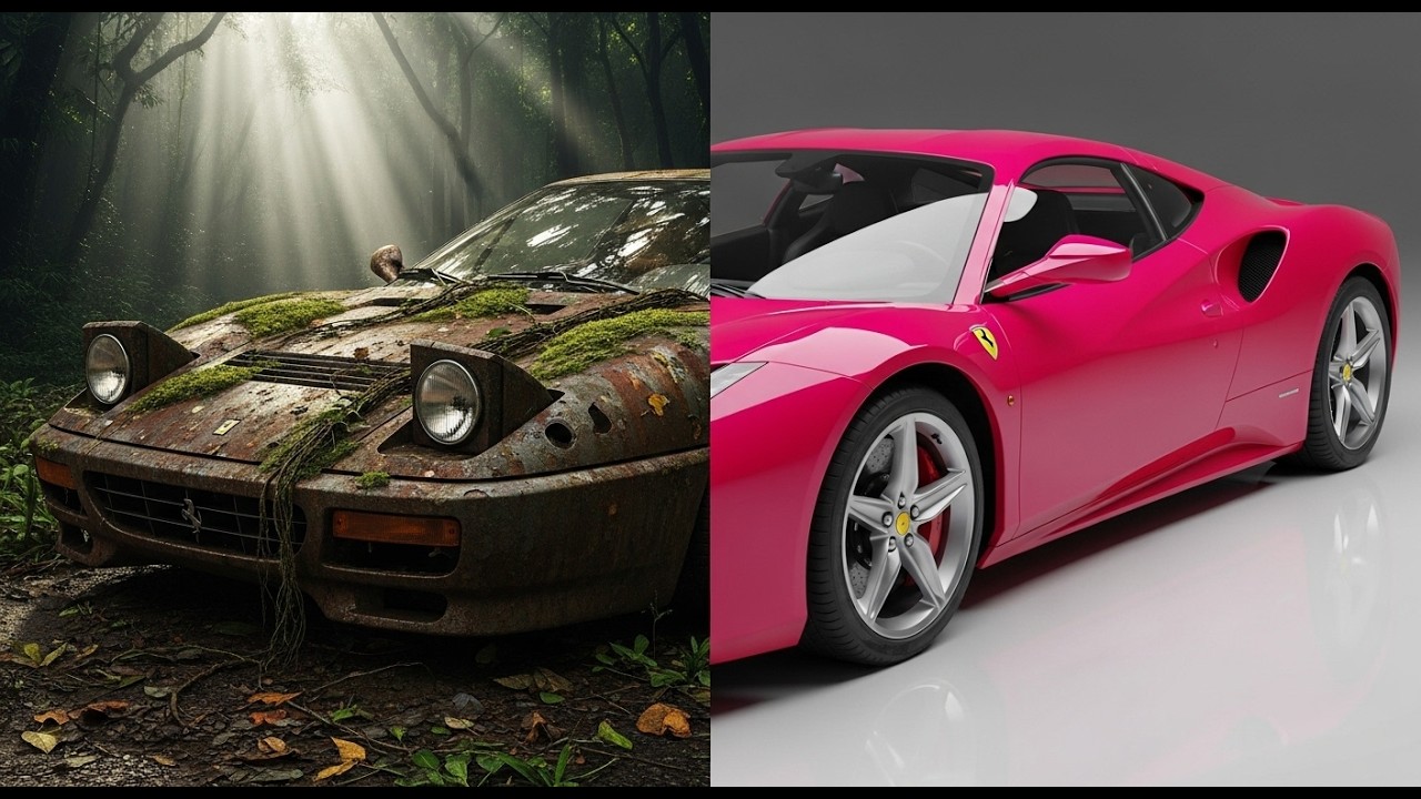 Jungle Mein 37 Saal Se Abandoned Ferrari Ko Restore Kiya | Pink Dream Build 😱
