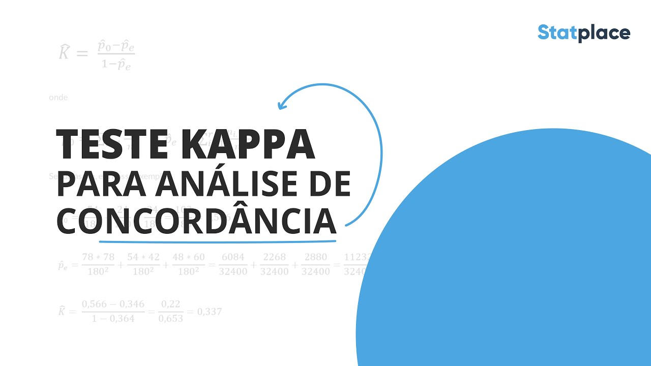 Teste Kappa - Análise de Concordância