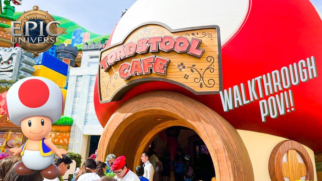 Toadstool Café Is ADORABLE! | Epic Universe Super Nintendo World 🍽️✨