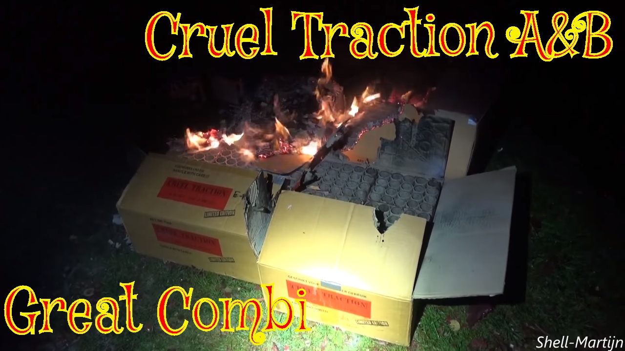Cruel Traction Wolff vuurwerk - A&B combi | Shell Martijn | GPFFireworks