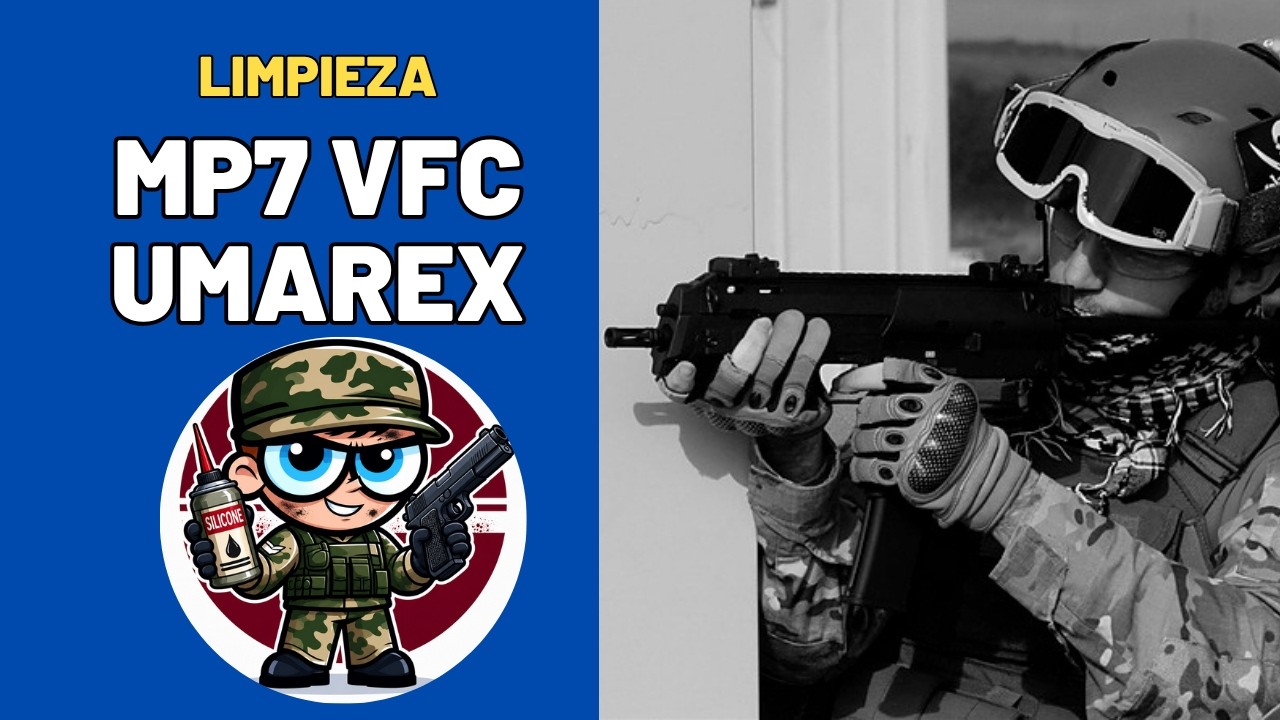 Limpieza Básica/ MP7 Navy de VFC Umarex / Airsoft España