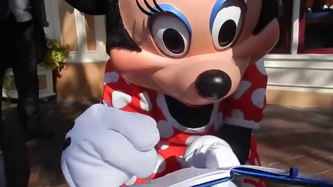 First Time meeting Minnie Mouse