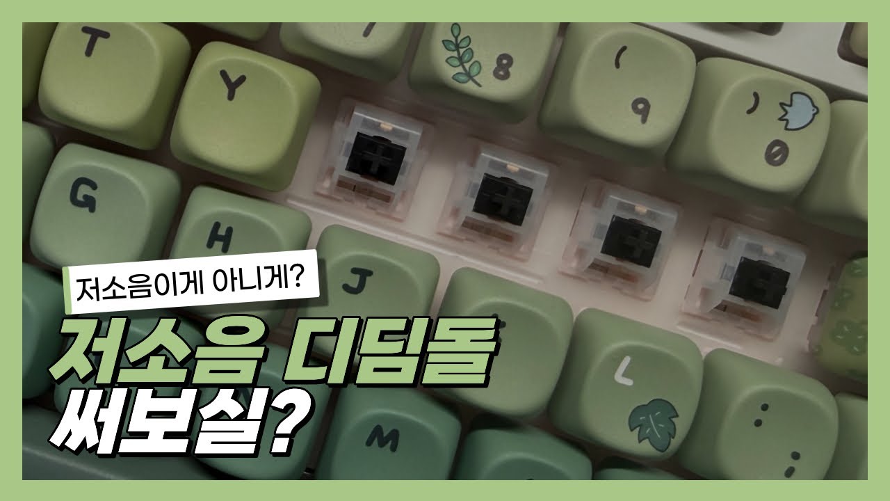 저소음이게 아니게? Silent Didimdol 🔇
