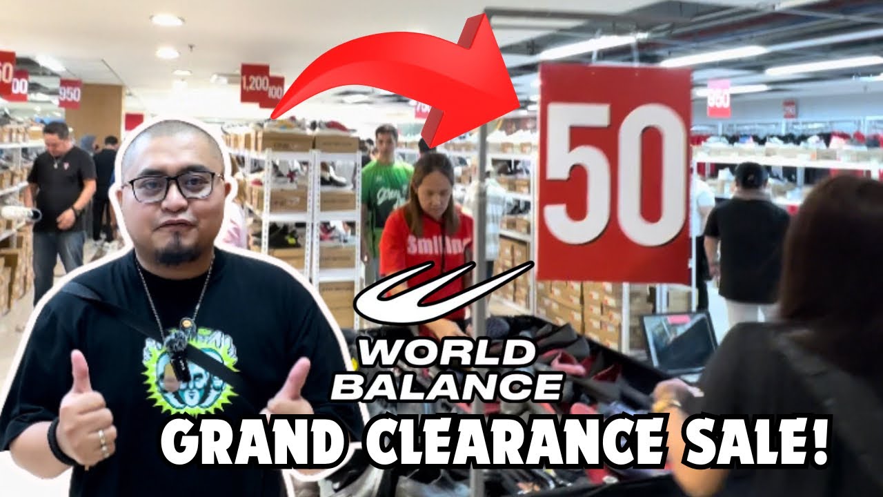 UP TO 75% OFF! GRAND CLEARANCE SALE IN VMALL GREENHILLS | WORLD BALANCE