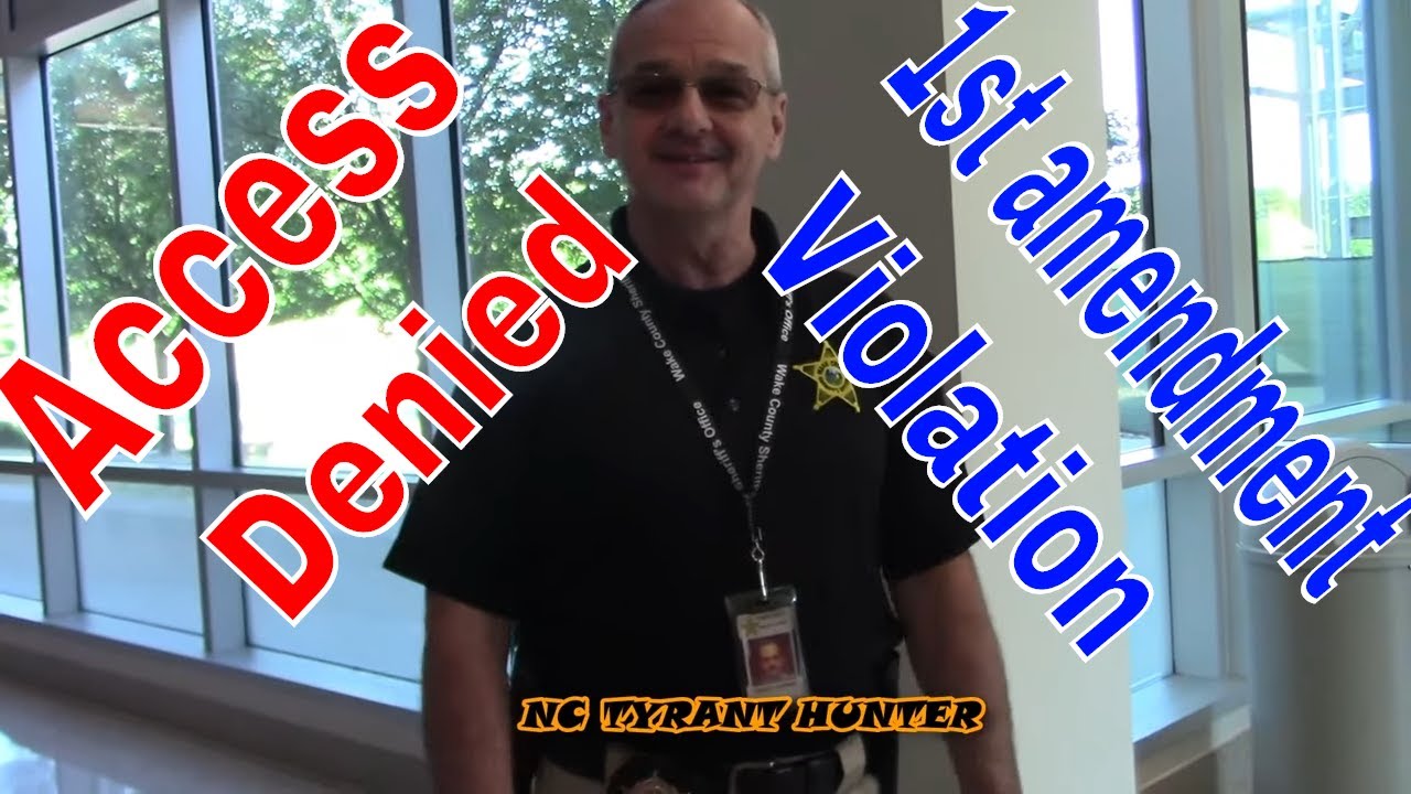 You need Permission to walk in a public building 1st amendment audit