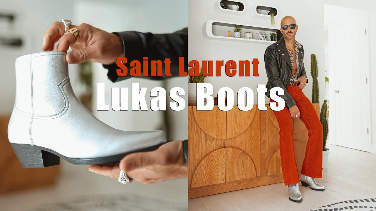 Saint Laurent Lukas Boots Unboxing Review On Feet