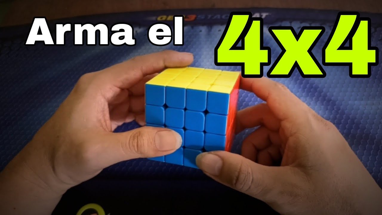 Cómo Armar el Cubo 4x4 | Método Yau paso a paso.