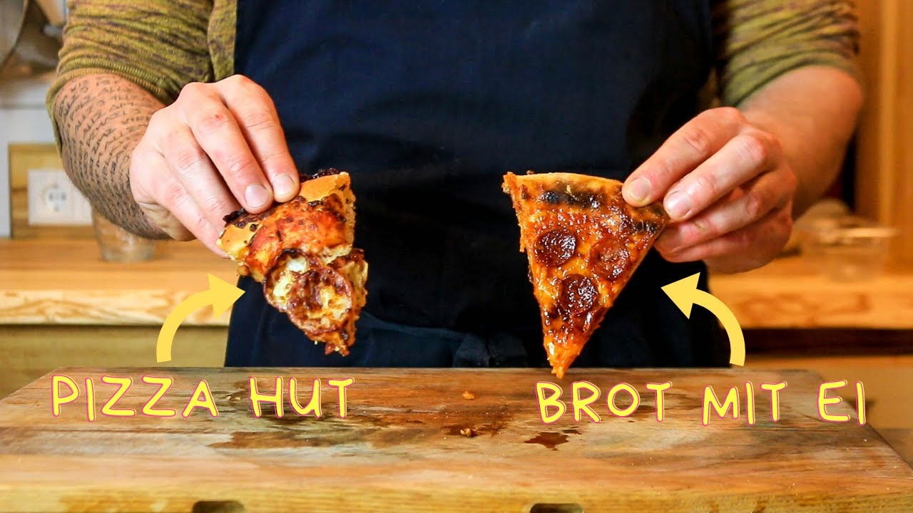 Pizza Hut Pizza Selber Machen, Ohne Pizzastein Oder Pizzaofen | Nur Ein Bisschen Geiler