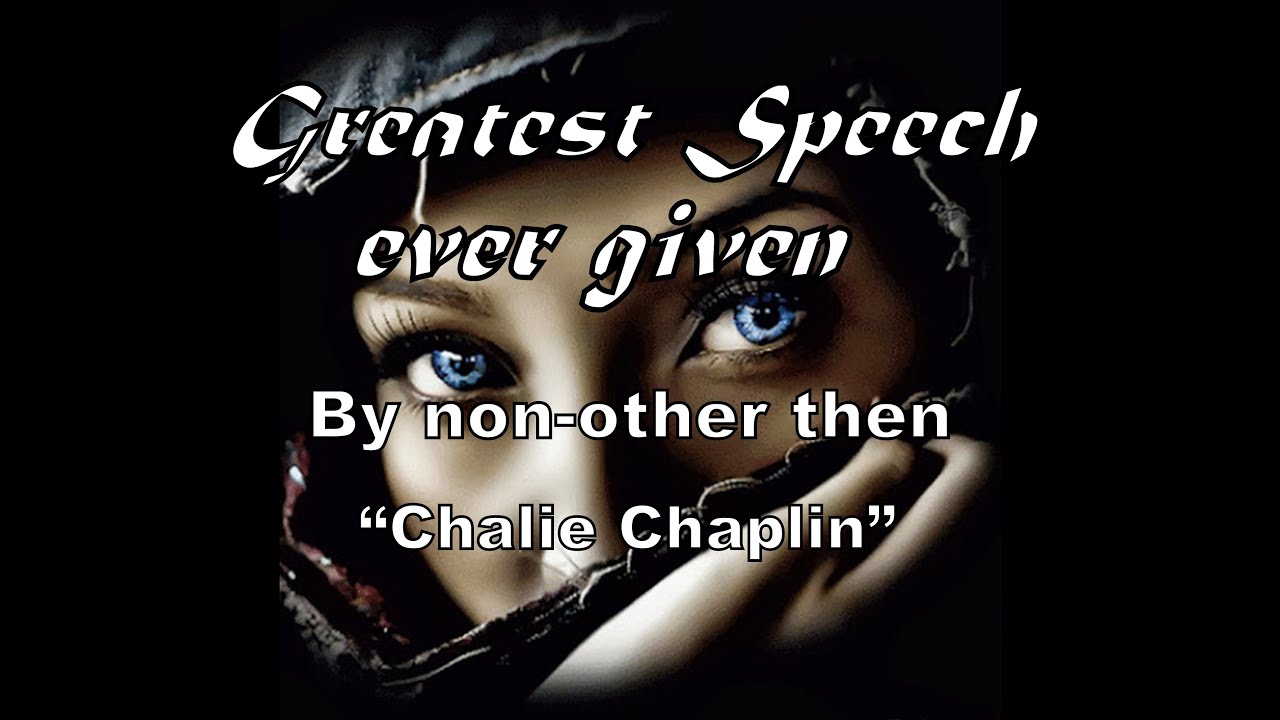 We Think to Much and Feel to Little (Charlie Chaplin)