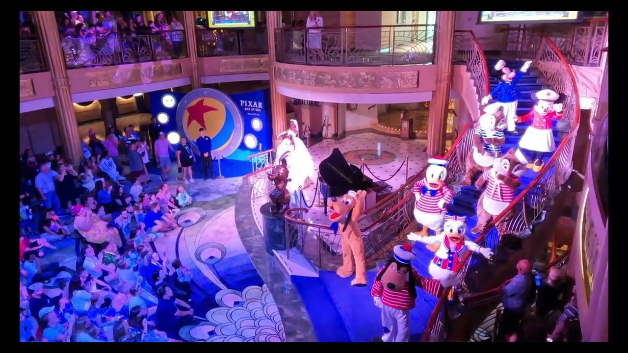 See Ya Real Soon - Full Goodbye Show aboard Disney Fantasy from Deck 4