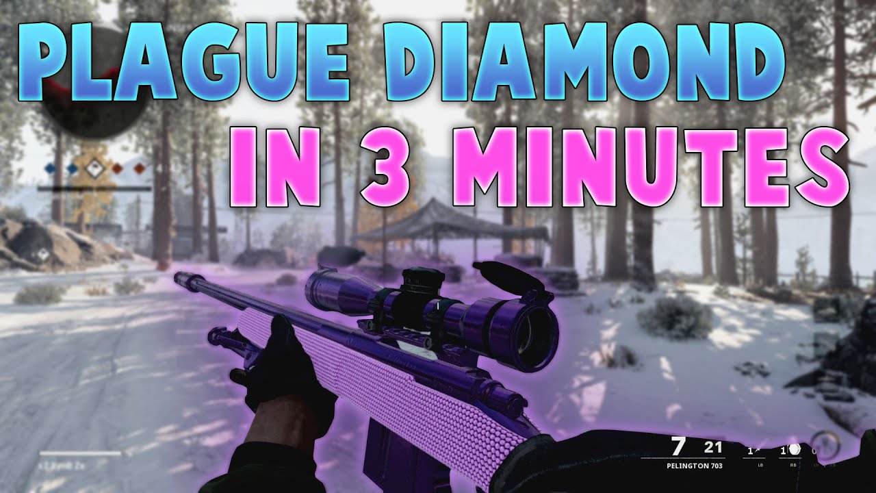 HOW TO GET PLAGUE DIAMOND CAMO IN 3 MINS!! FAST AND EASY IN BLACK OPS COLD WAR EASY GLITCH!!W!