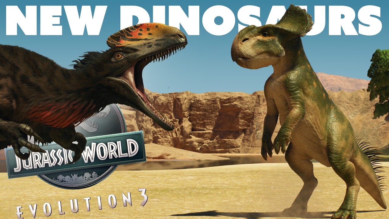 🔲All 7 NEW DINOSAURS In Jurassic World Evolution 3 SHOWCASE