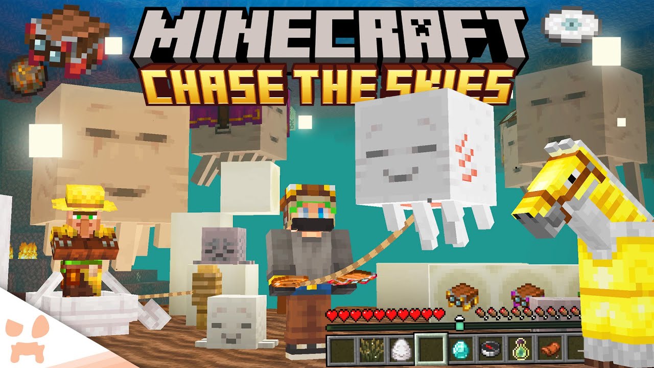 MINECRAFT CHASE THE SKIES UPDATE OUT NOW &ndash; HAPPY GHAST, LOCATOR BAR, + 100 NEW CHANGES!