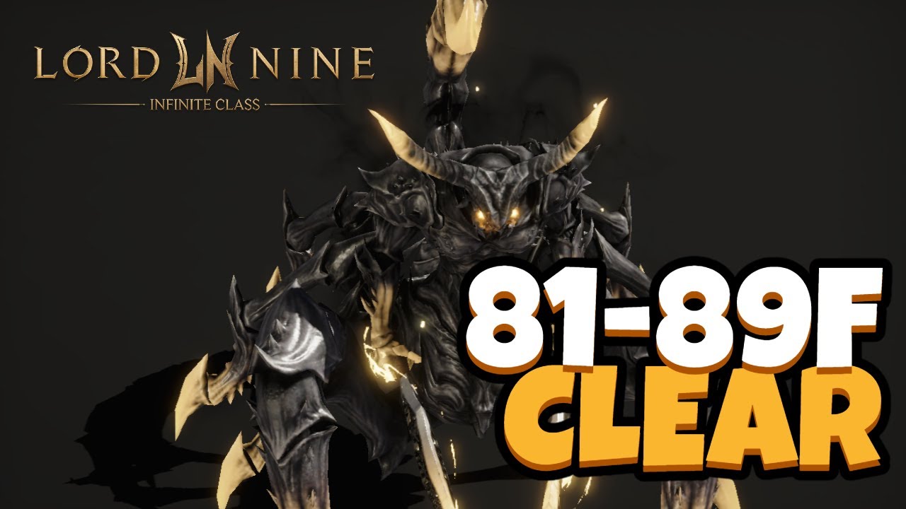 LORDNINE: Infinite Class | Spire of Trials 81-89F | Bow POV
