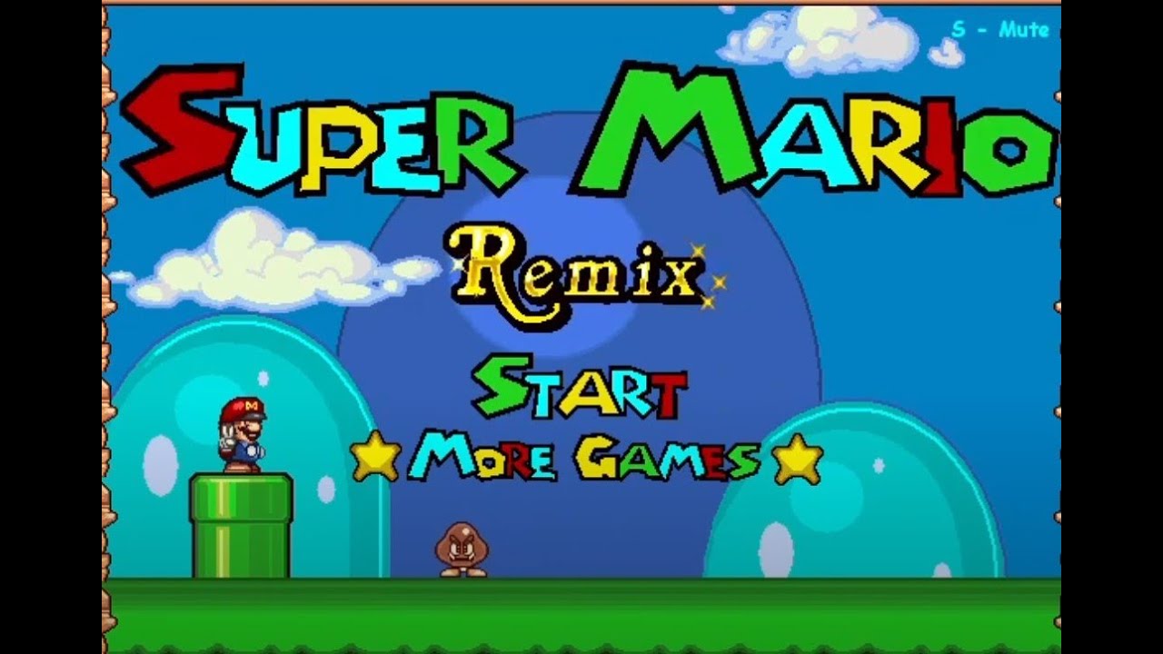 Super Mario Remix or Mario Winter World (Flash Game) Boss Theme!