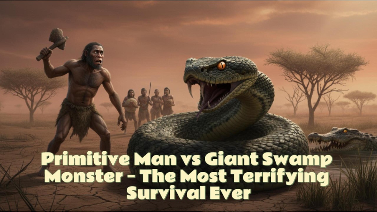 Primitive Man vs Giant Swamp Monster – The Most Terrifying Survival Ever