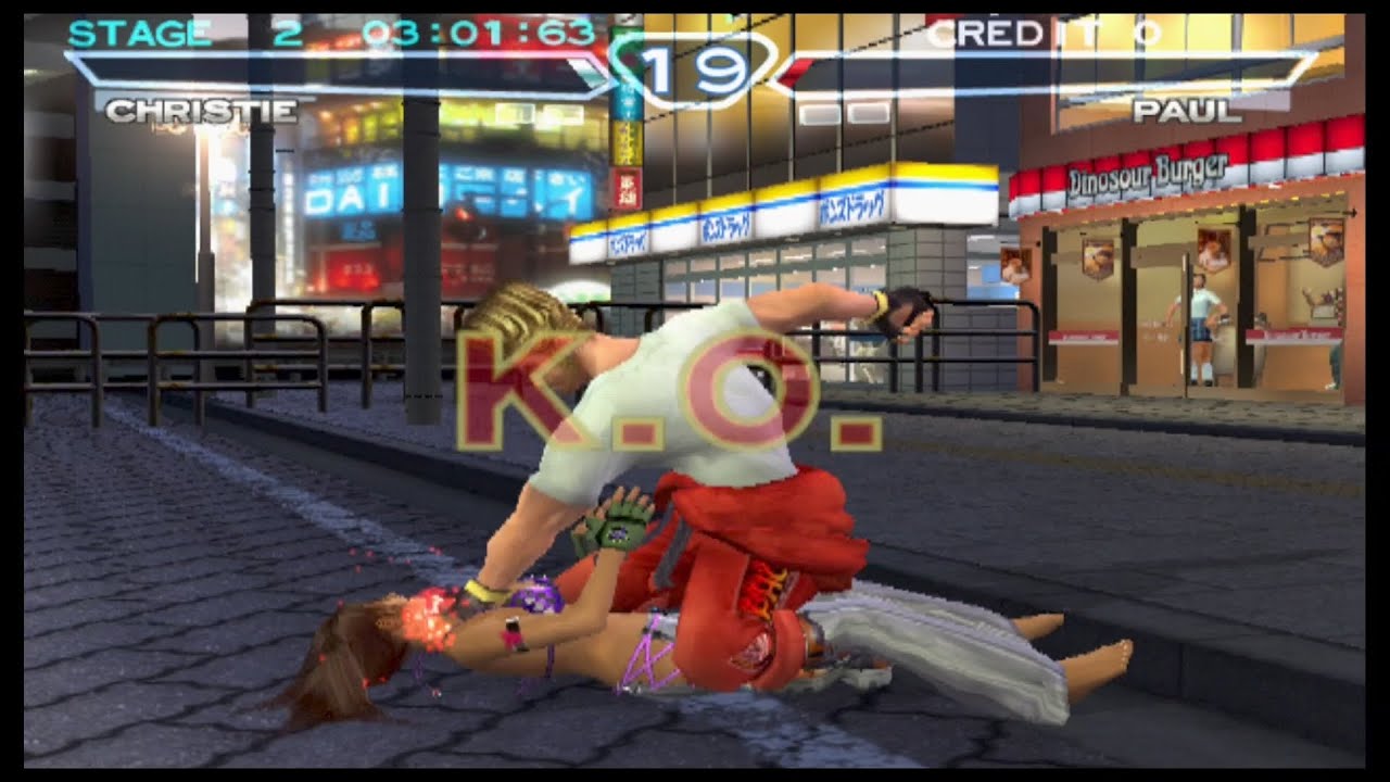 Christie Tekken 4 Paul shows no mercy