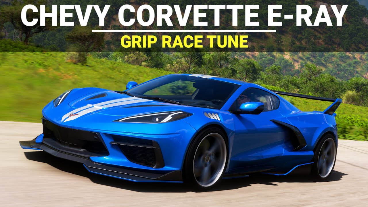 Forza Horizon 5 Tuning - Chevrolet Corvette E-Ray Widebody, FH5 Grip Race Build, Tune & Gameplay