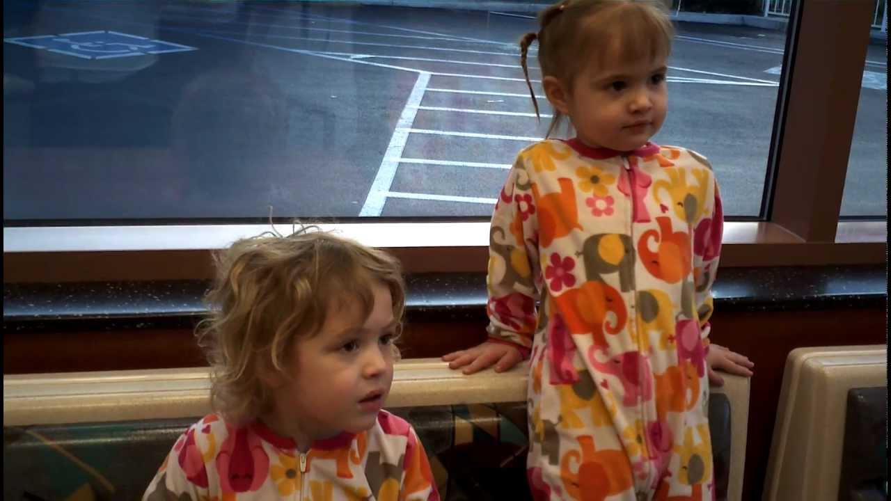 Alice and Scarlet being told they are going to Disneyland