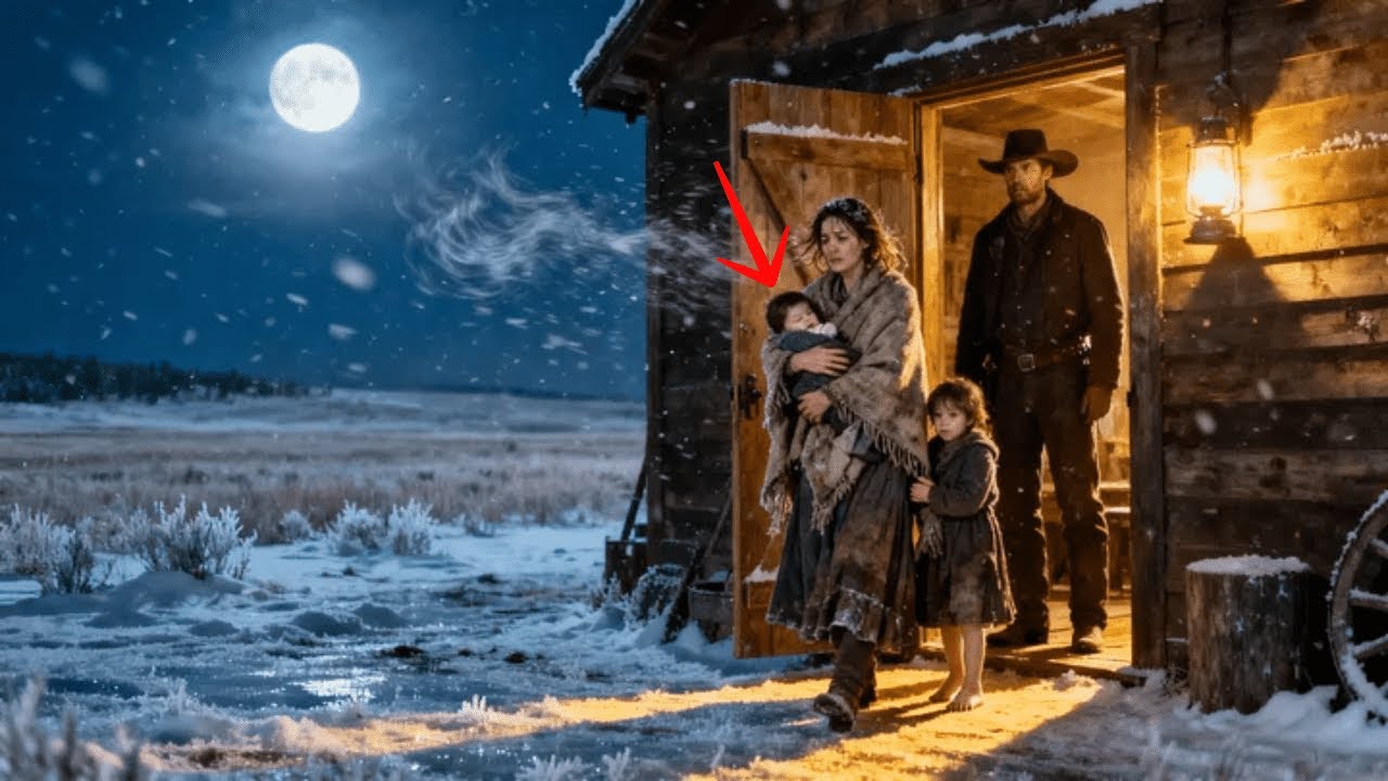 A Widow Knocked at Midnight With Her Children — The Cowboy Whispered, “No One Hurts You Here.”