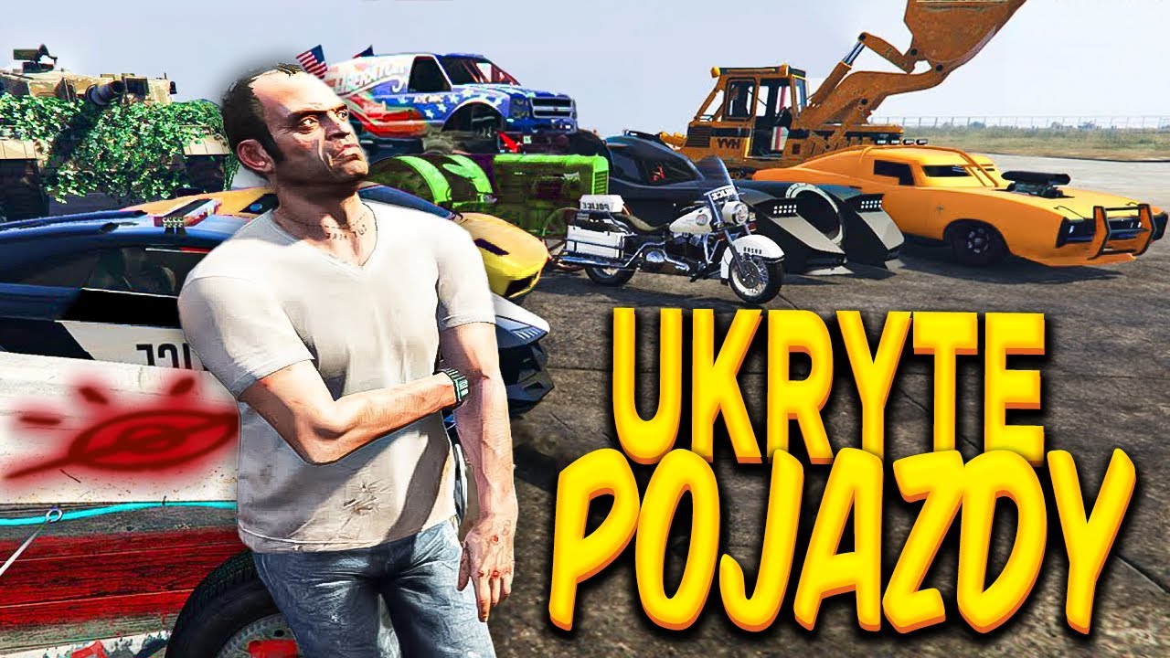 UKRYTE AUTA I POJAZDY w GTA V o KT&Oacute;RYCH NIE WIESZ?!  [3/3]