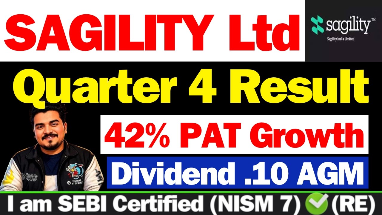 SAGILITY Result आगया | SAGILITY Q4 Result Today | SAGILITY Share Latest News | SAGIITY Latest News