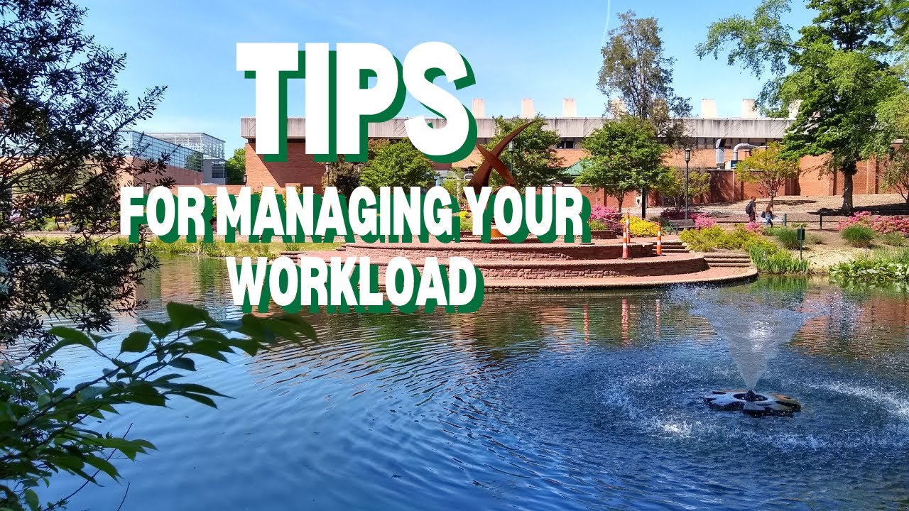 Tips for Managing Workload in Grad School