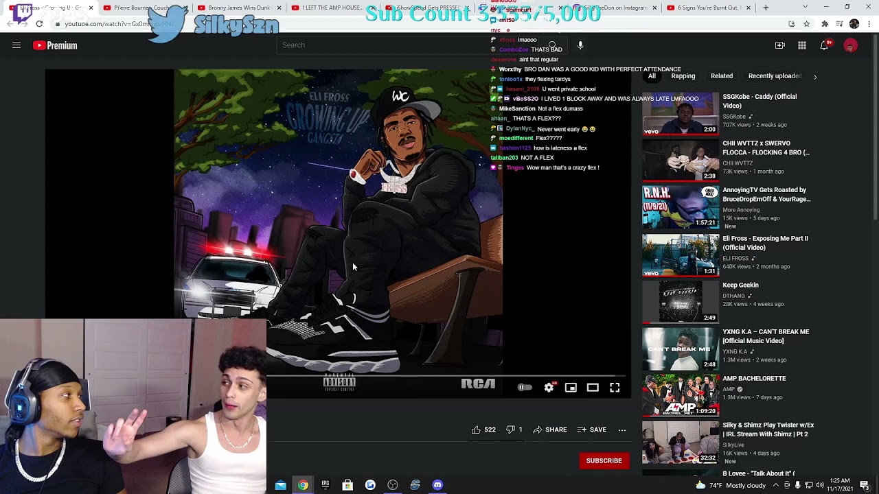 Silky Reacts to Eli Fross - Growing Up Gangsta