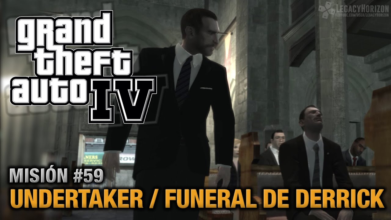 GTA 4 - Misión #59 - Undertaker [Derrick] (Español - 1080p 60fps)