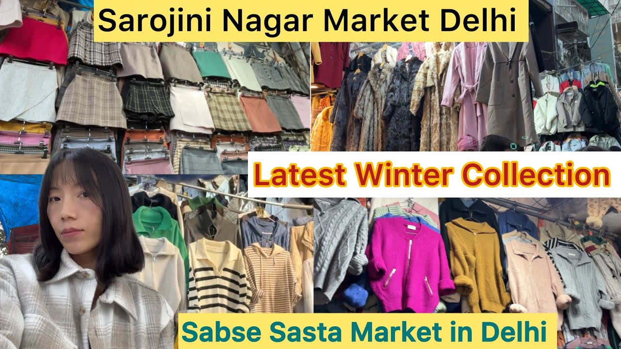 Sarojini Nagar Market Delhi| Latest Winter Collection 2025| Sabse Sasta Market| #sarojininagar 