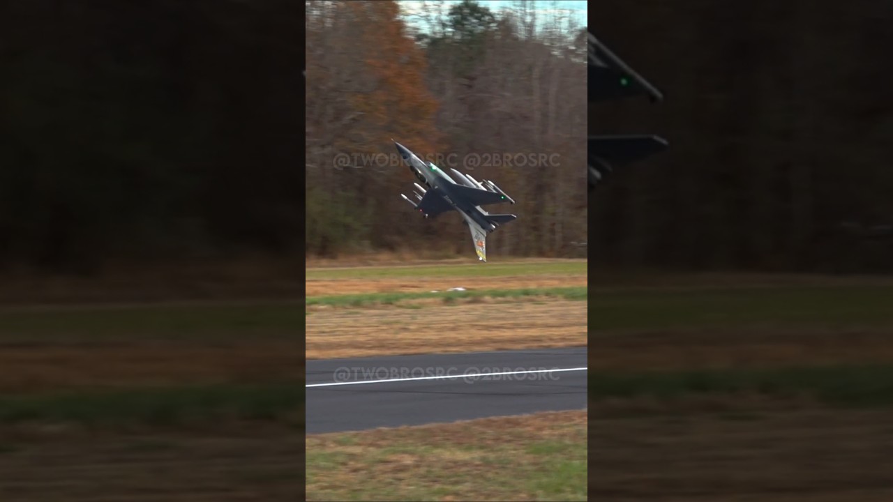 F-16C Viper Inverted High Alpha Pass #aviation #rc #rcplane