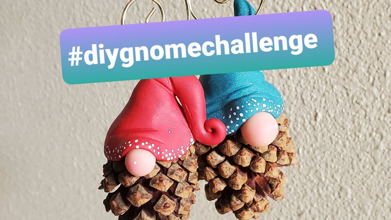 DIY : pinecone gnomes from the dollar tree #diygnomechallenge