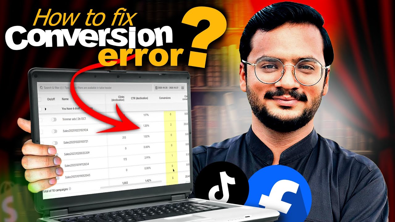 Facebook & TIKTOK Pixel Not Tracking Conversions FIXED in 5 Minutes