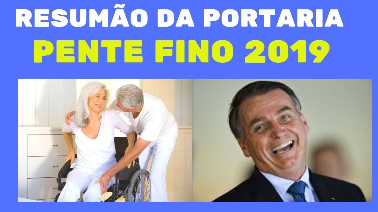 Resum&atilde;o da Portaria 617 do Novo Pente Fino INSS 2019