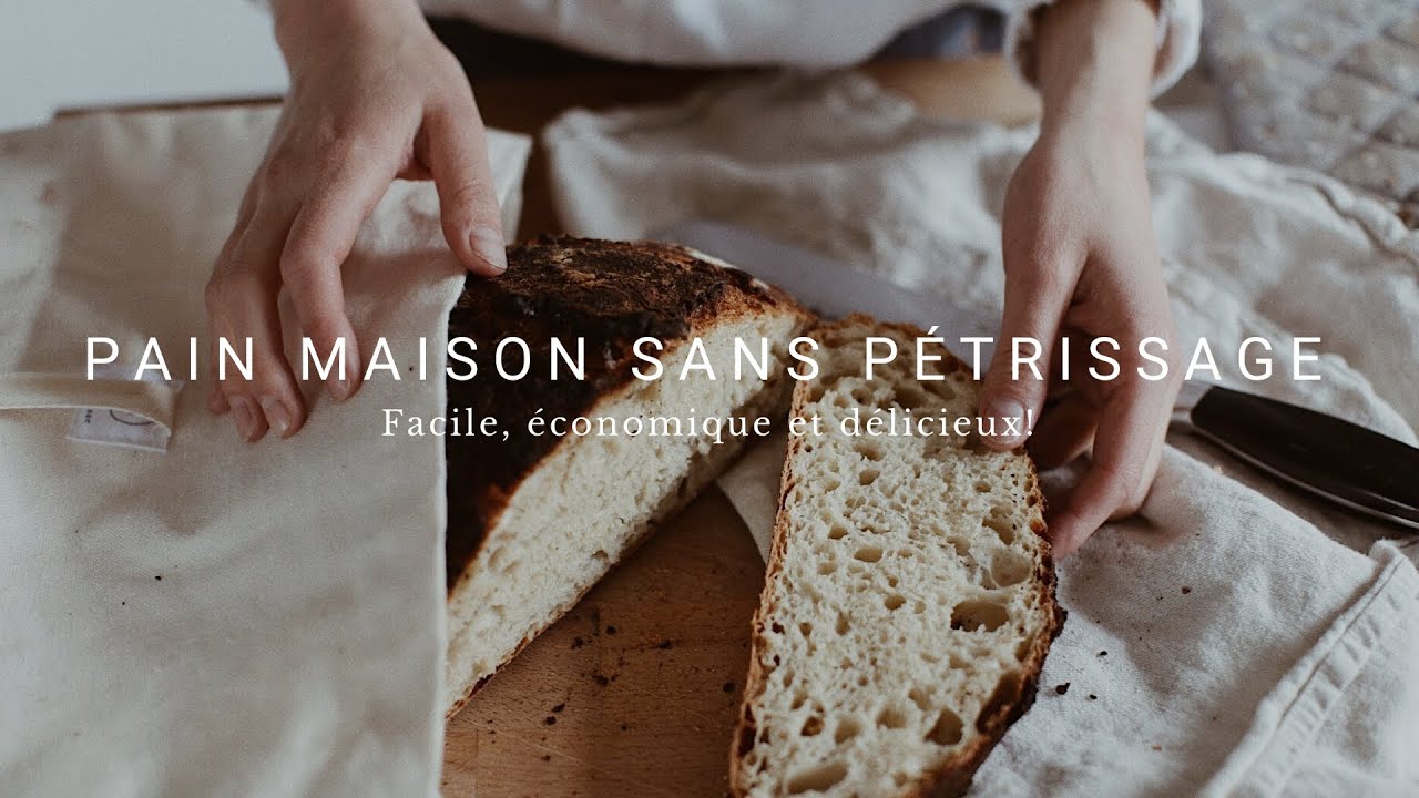 Pain maison sans pétrissage