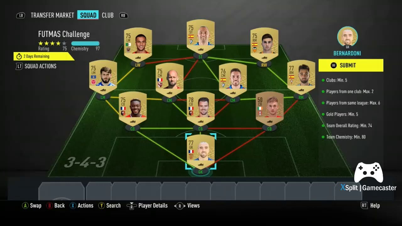 HOW TO COMPLETE THE NEW FIFA 20 FUTMAS CHALLENGE SBC!!!