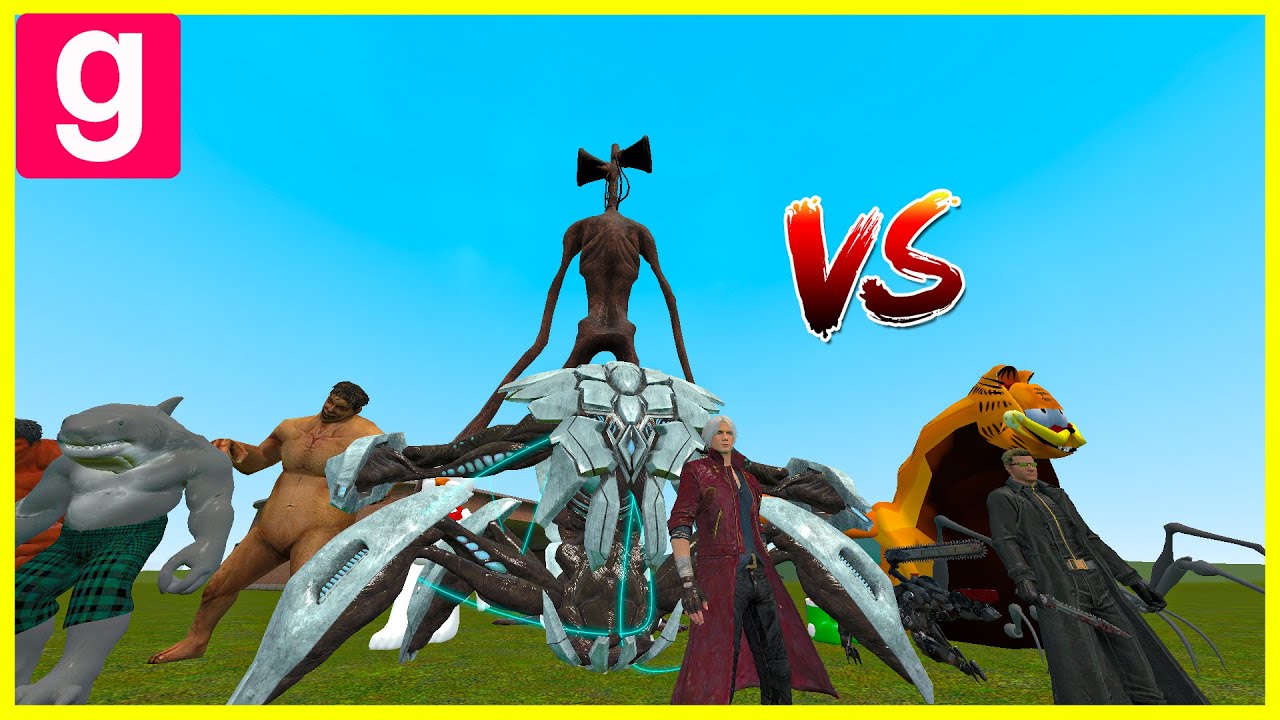 ALL TREVOR HENDERSON CREATURES RANDOM BATTLES PART 7 - Garry's Mod Sandbox