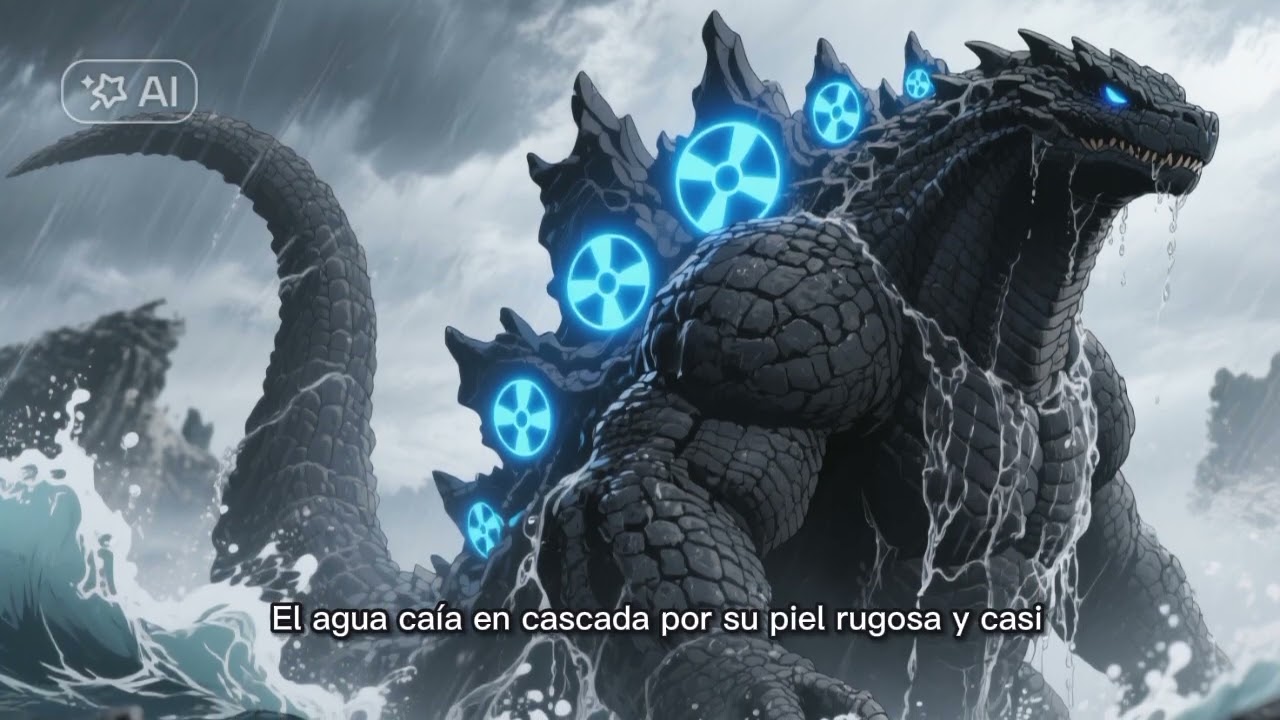 The battle of Godzilla and King Ghidorah