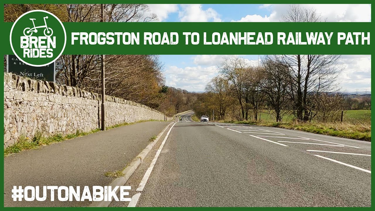 Edinburgh Bicycle Ride - Frogston Road to Loanhead Railway Path