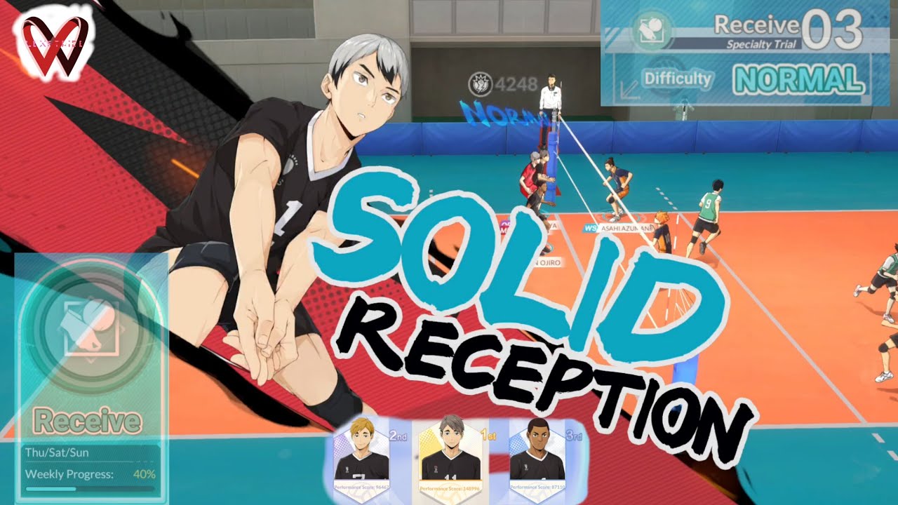 Haikyuu Mobile Game | Specialty Training - Receive