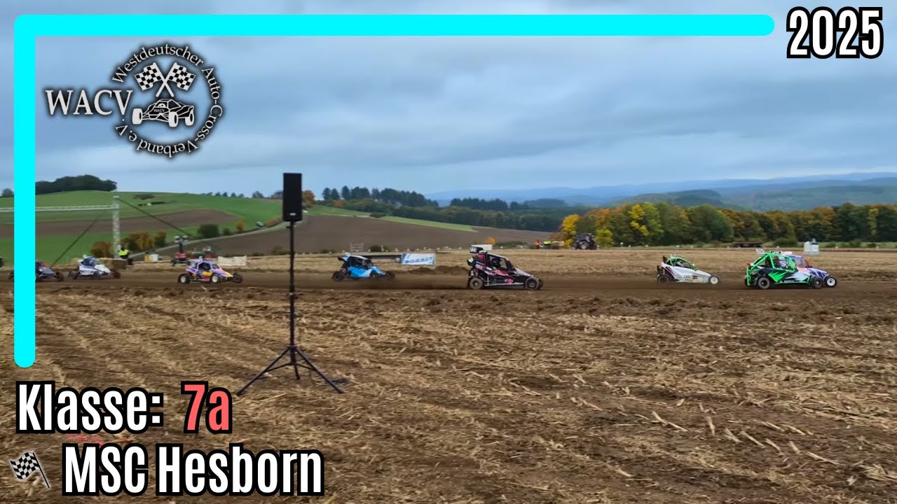 AUTOCROSS Hesborn (D) 2025 - Klasse 7a WACV: Alle Läufe [HD]
