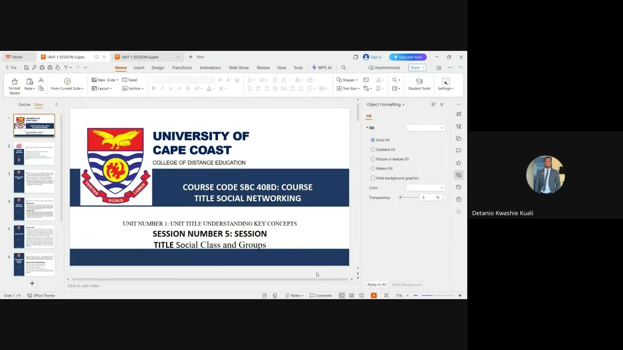 SBC 408D SOCIAL NETWORKING WEEK 1