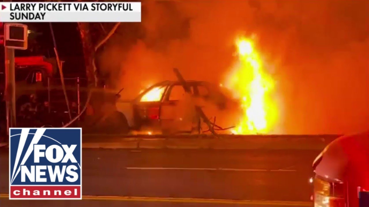 Army football player rescues man from roadside inferno