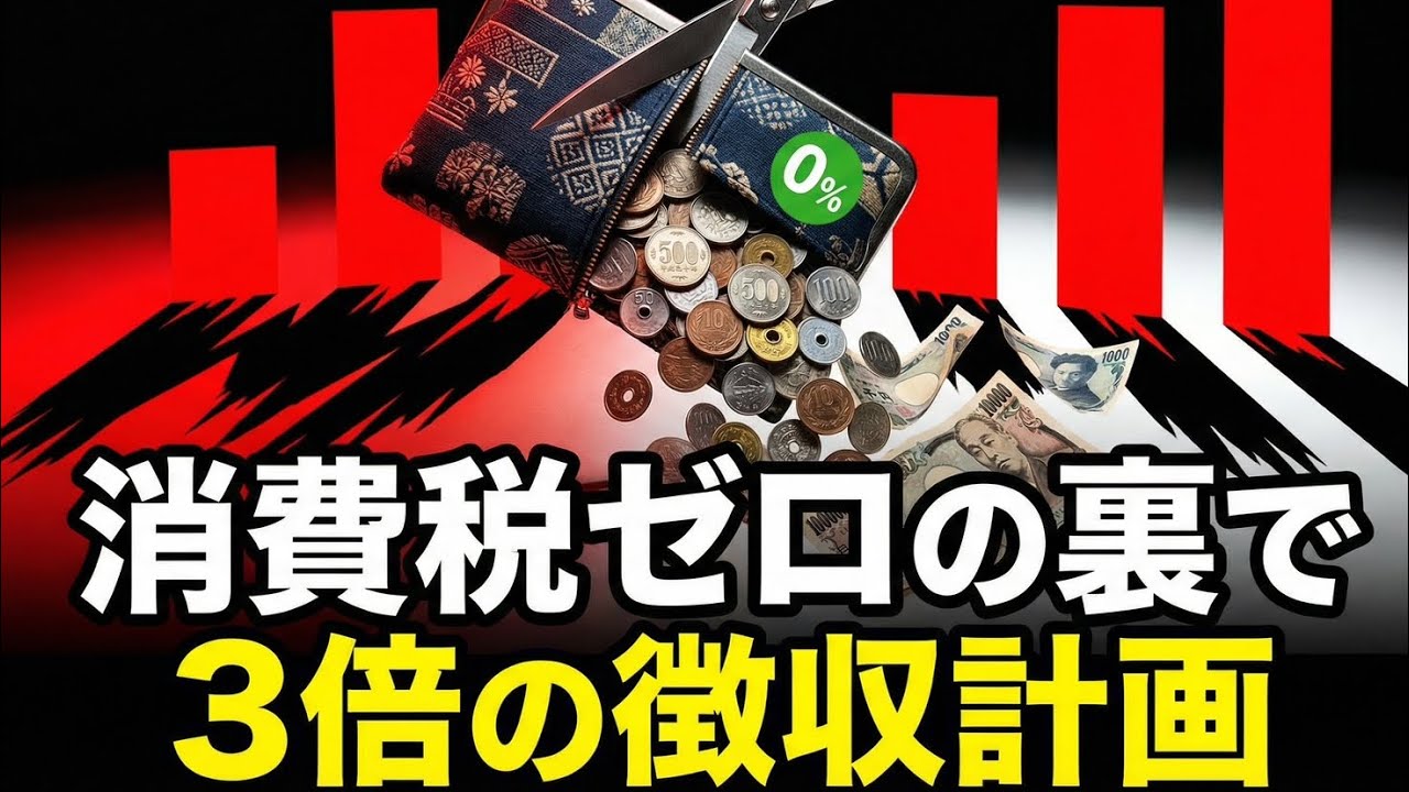 【図でわかる】消費税0%のカラクリ！水面下で進む