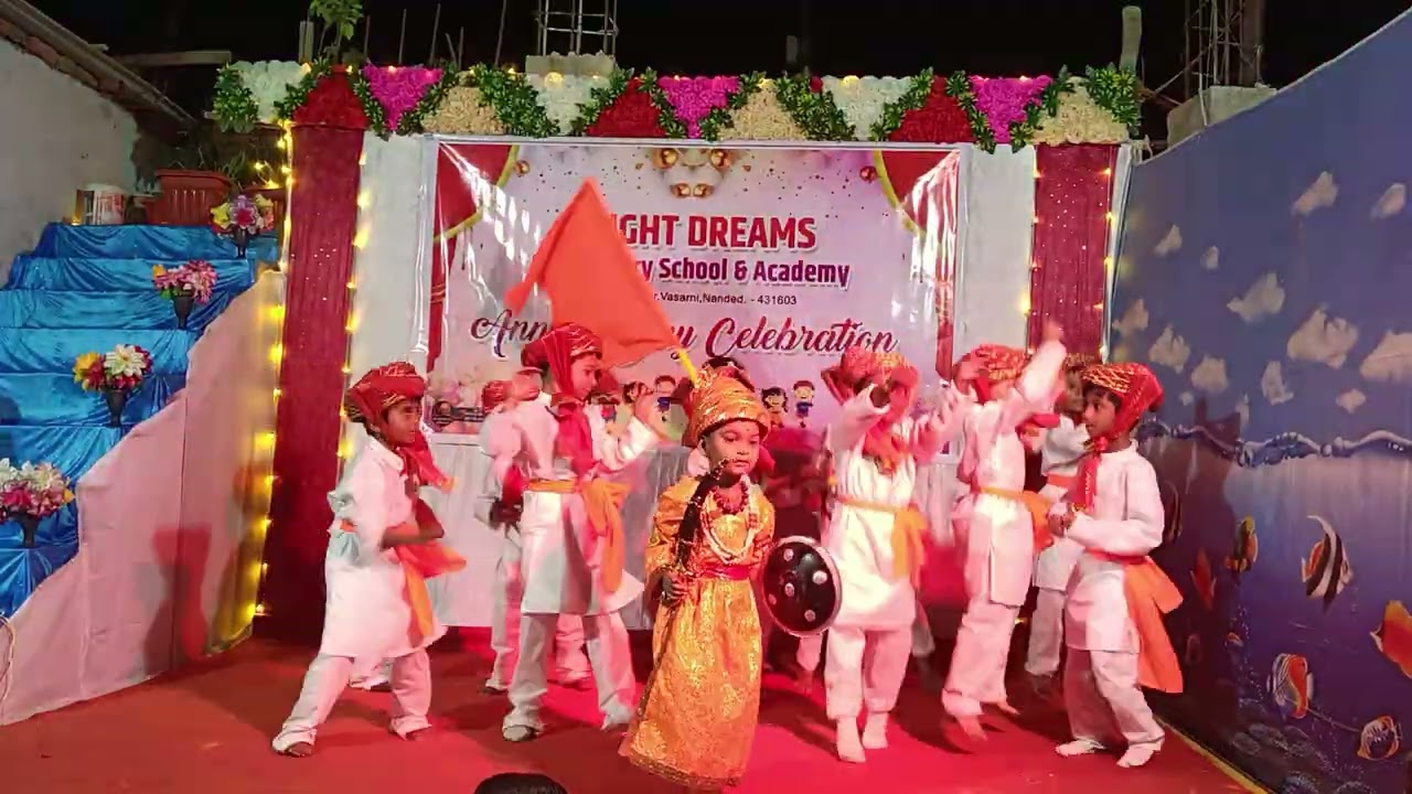 Malhari Dance Performance | Bright Dreams Pre Primary School | Annual Day 2026