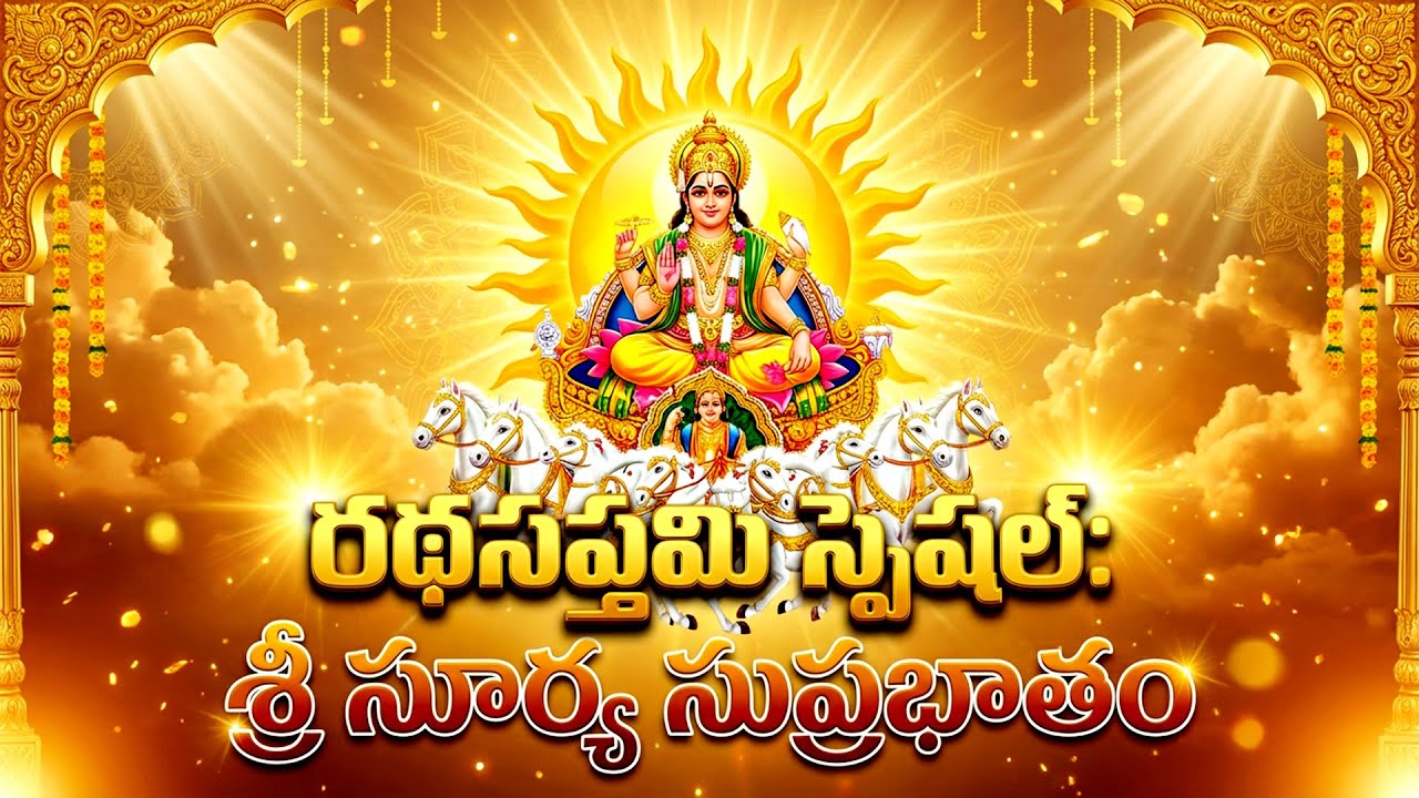 రథసప్తమి స్పెషల్: శ్రీ సూర్య సుప్రభాతం | SRI SURYA NARAYANA MELUKO | Surya Bhagavan Devotional Songs