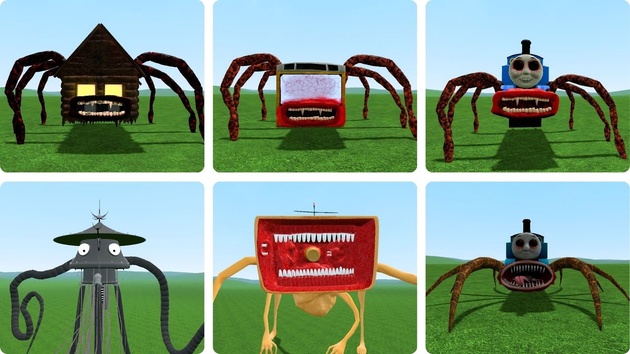 Everything Turns Into Monsters 😱 All Monsters Bus Eater, Car Eater, House Head Bus Eater