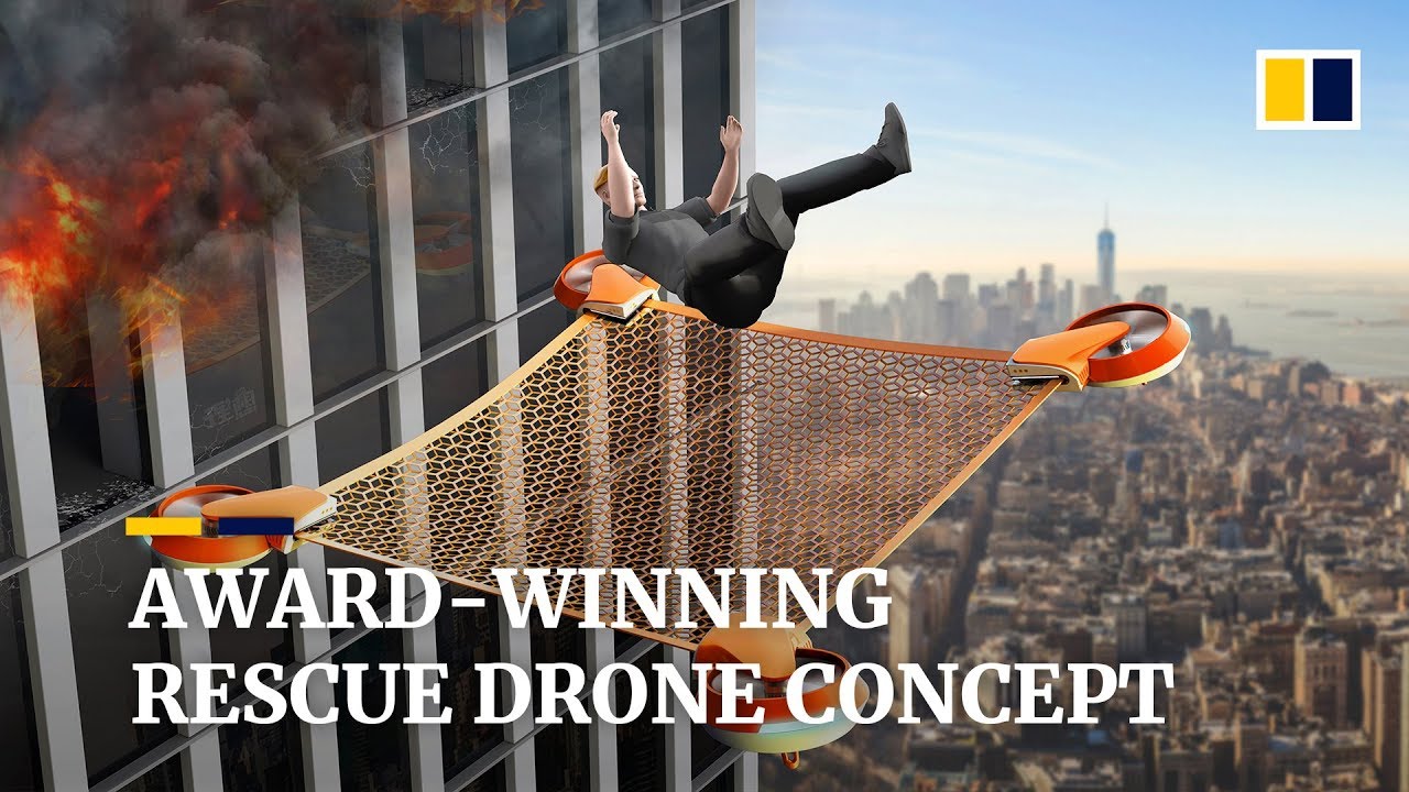Award-winning concept envisions rescue drones for high-rise fires